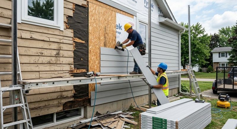 Board Siding Replacement in New London, NH