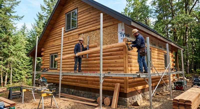 Cabin Siding Installation in New London, NH