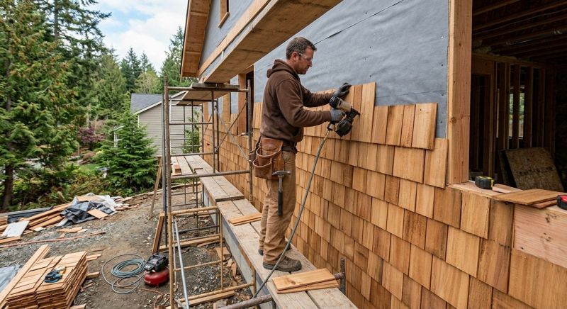 Cedar Siding Installation in Grafton County, NH