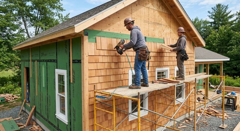 Cedar Siding Installation in Newport, NH