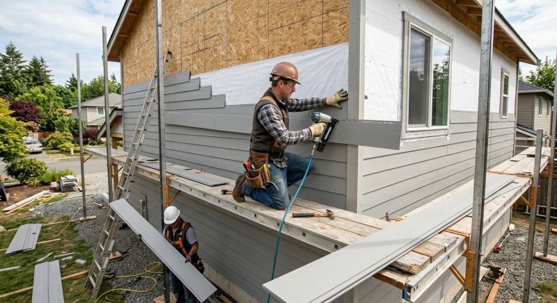 Cement Siding Installation in Lebanon, NH