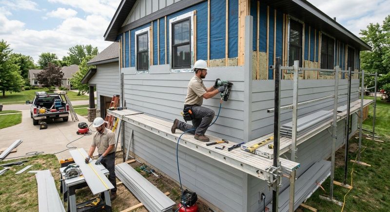 Cement Siding Installation in North Hartland, VT