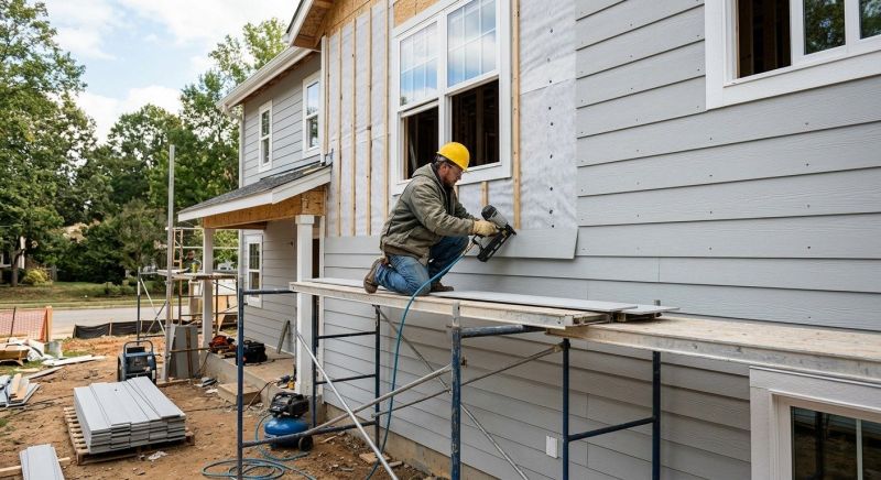 Cement Siding Installation in North Hartland, VT