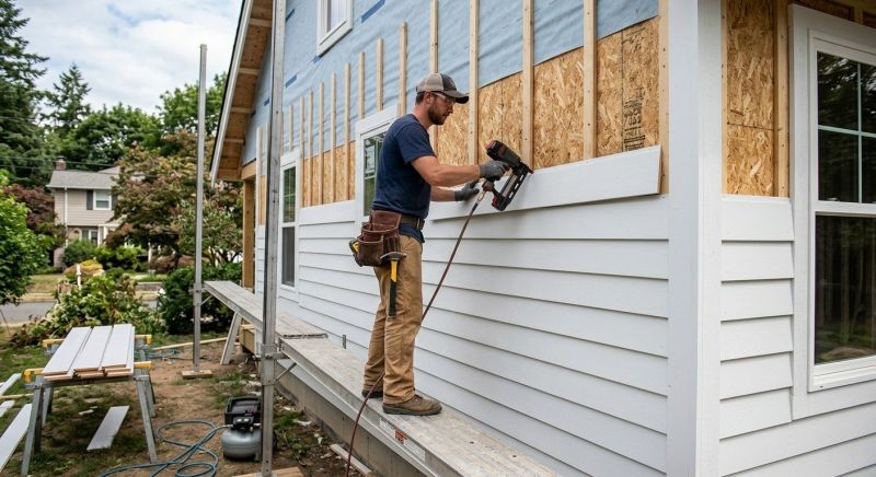 Clapboard Siding Installation in New London, NH