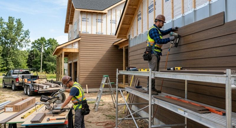 Composite Siding Installation in Newbury, NH