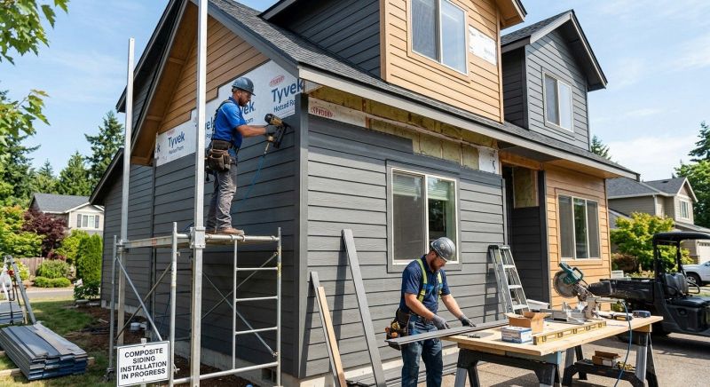 Composite Siding Installation in Sunapee, NH