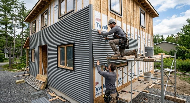 Corrugated Siding Installation in New London, NH