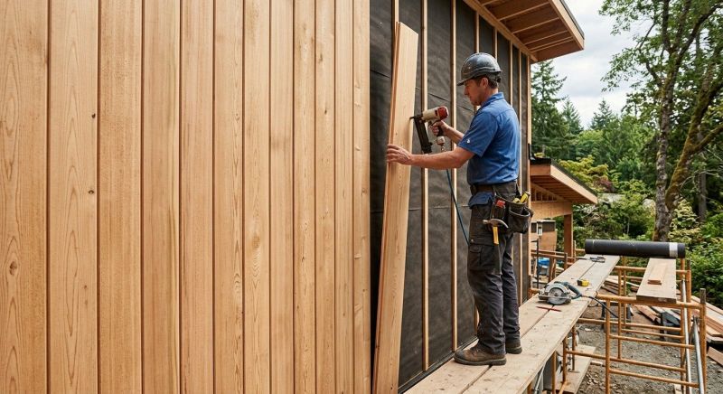 Faux Wood Siding Installation in Contoocook, NH