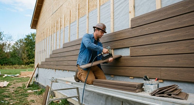 Faux Wood Siding Installation in Grafton, NH