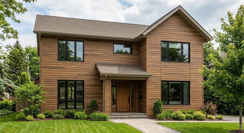 Faux Wood Siding Installation in Sunapee, NH