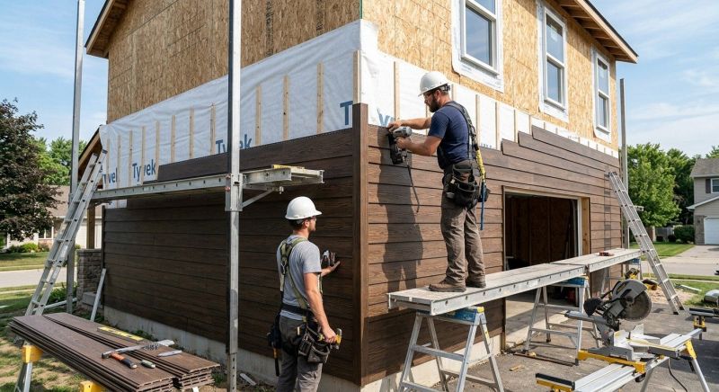 Faux Wood Siding Installation in White River Junction, VT