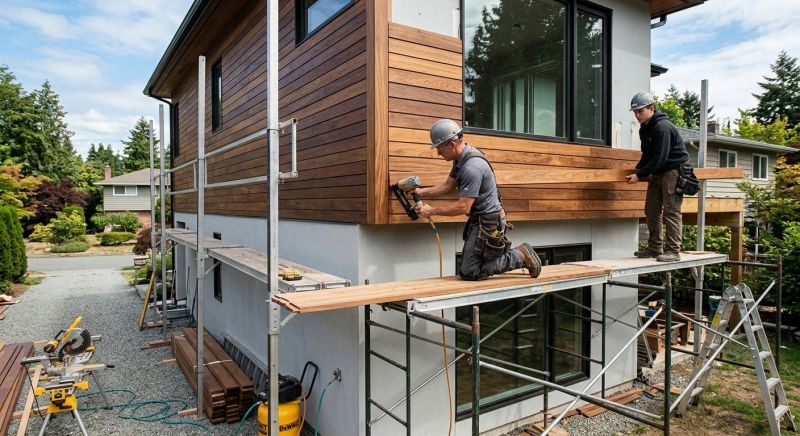 Hardwood Siding Installation in North Sutton, NH