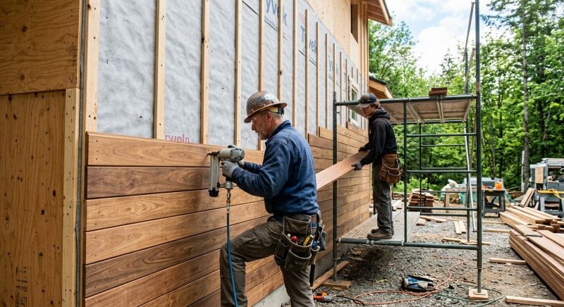 Hardwood Siding Installation in Sullivan County, NH