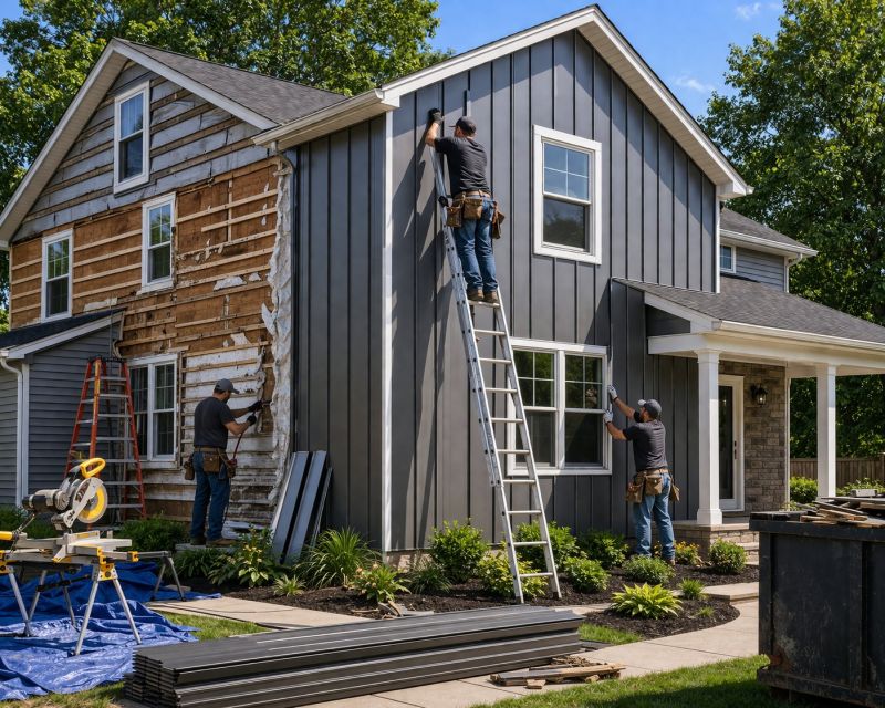 House Siding Replacement in New London, NH