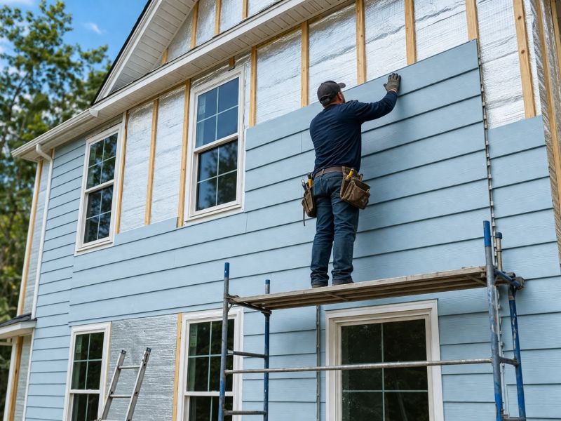 Insulated Siding Installation in North Sutton, NH