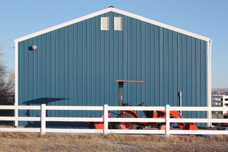 Pole Barn Siding Installation in New London, NH