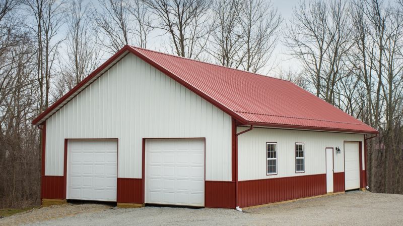 Pole Barn Siding Installation in New London, NH