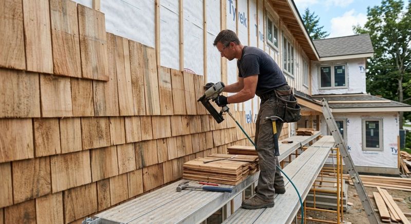 Shake Siding Installation in Tilton, NH