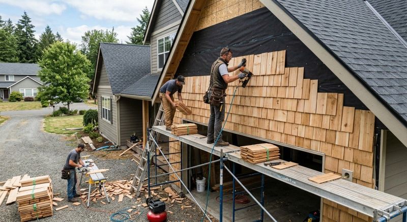 Shake Siding Installation in Tilton, NH