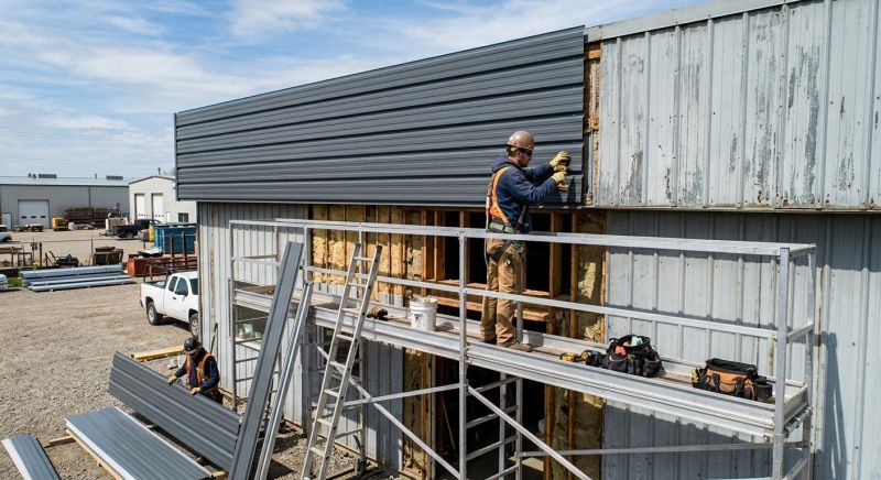 Sheet Metal Siding Replacement in New London, NH