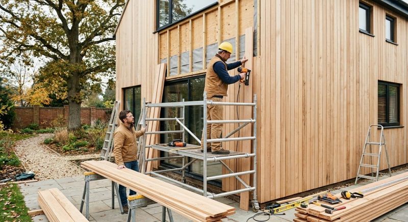 Wood Cladding Installation in Contoocook, NH