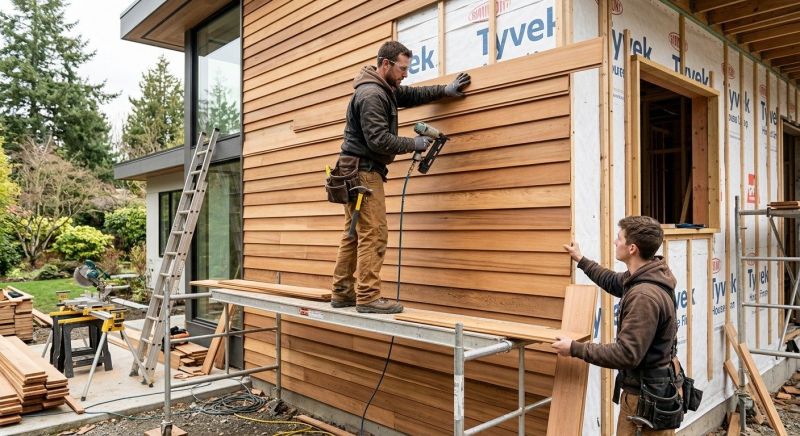 Wood Cladding Installation in Contoocook, NH