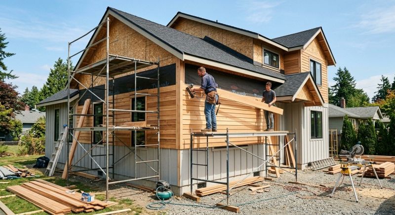 Wood Siding Installation in New London, NH